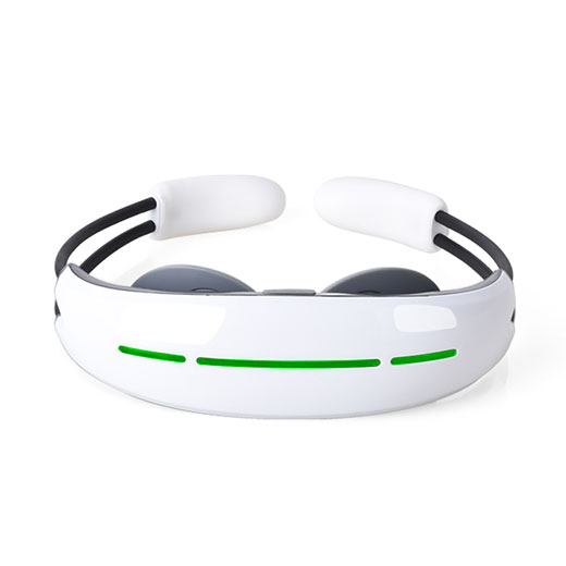 低頻電脈沖、磁效應(yīng)、環(huán)型牽引三位一體按摩儀